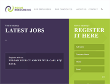 Tablet Screenshot of focusresourcing.co.uk